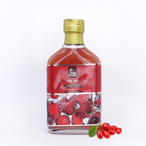 Hekim Bereket Kızılcık Sirkesi 200 ml (1)